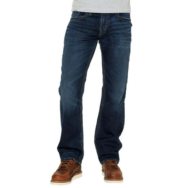 Men/'s Zac Relaxed Fit Straight Le Choose SZ//color Silver Jeans Co